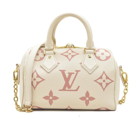 Louis Vuitton Empreinte Monogram Giant Bandouliere Speedy 20 Rose Trianon - Picture 1 of 16